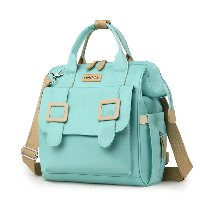 doublelayer lunch bag large capacity portable ice pack leak proof portable expandable lunch bag picnic bag 251029