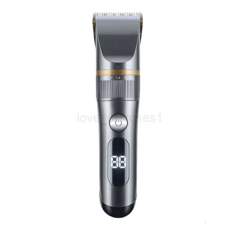 Professional Hair Clipper Set Electric Hair Trimmer with Limit Comb LED Digital Display USB Rechargeable Hair Care Tools Z251029