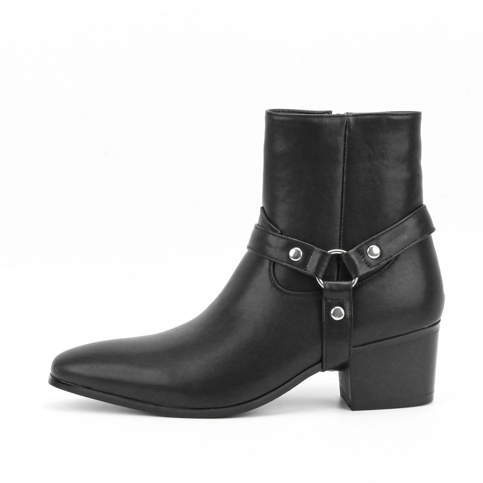 Mens High Heel Chelsea Double Elastic Mens Boots 251023 - view 5