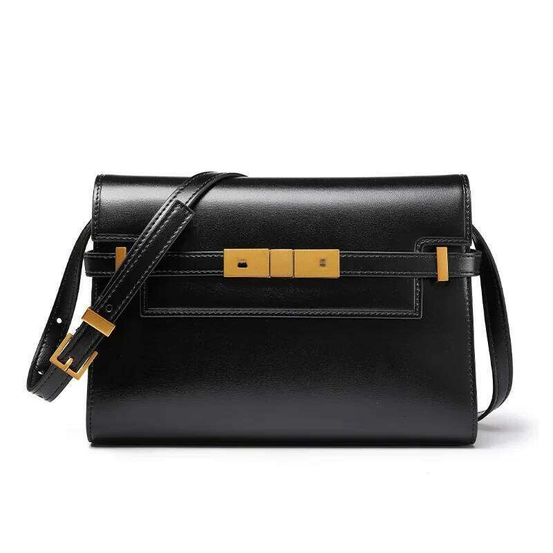 Vintage High end Feel Leather Hanging Women s Underarm Mailer Crocodile Pattern Manhattan Style Shoulder Bag
