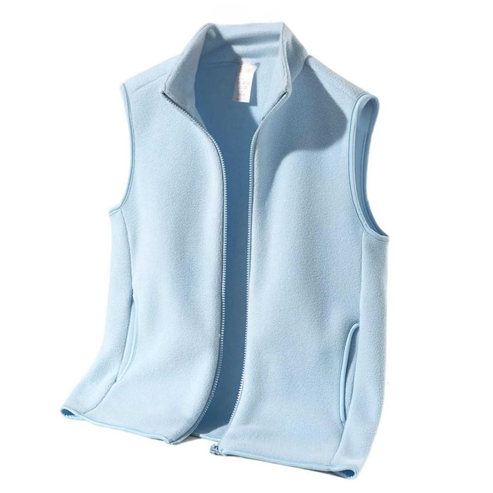 Mens Autumn Winter Light Luxury Fashion Fleece Waistcoat Sleeveless Vest Jacket Casual Solid Color Sleeveless Jackets W251029