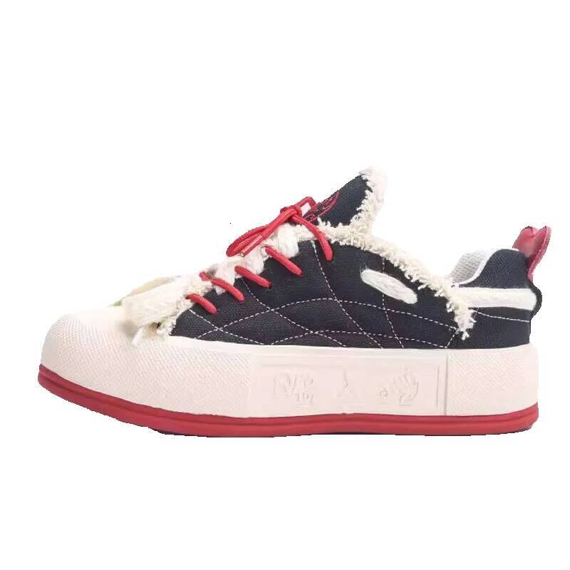 Jifffly x Qingwantian Q.VONTON Women's Versatile Beige Shoes Thick Sole Height Increasing Casual Sports Sneakers