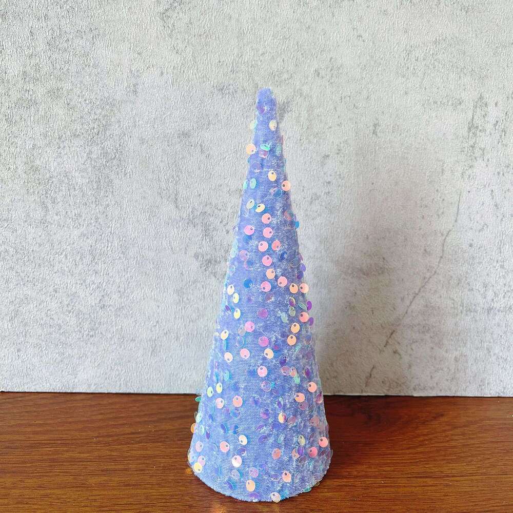 Valentine's Day Easter Veet Hollow Sequin Christmas Tree Ornament Home Party Decoration