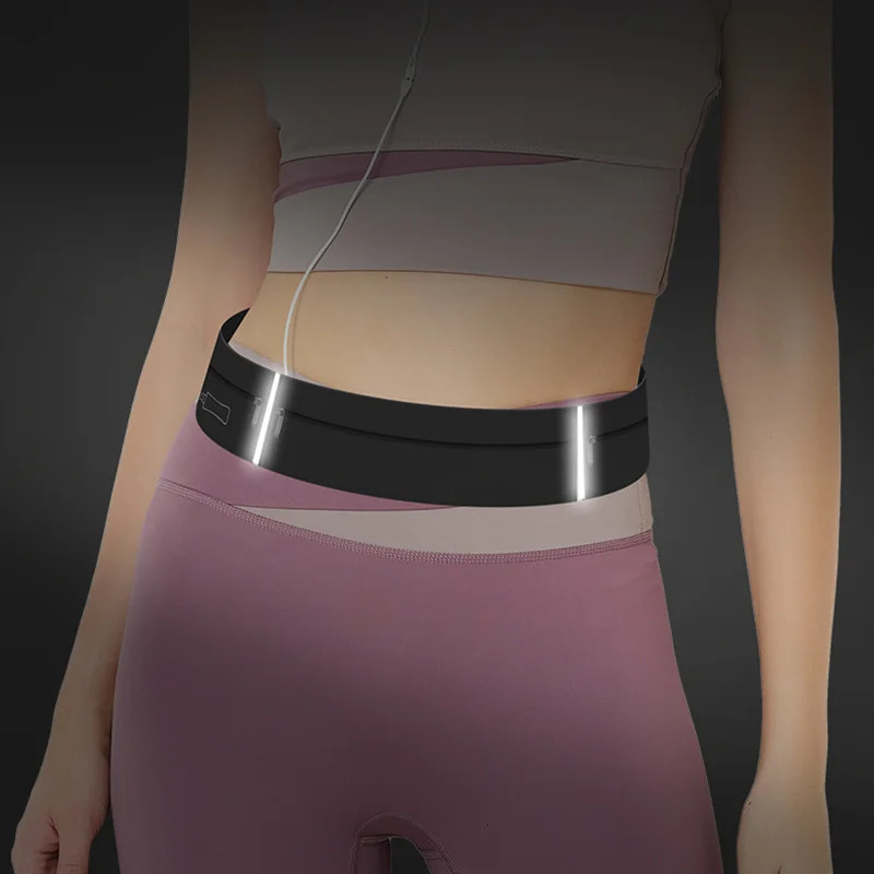Running Belt Waist Bag with Water Bottle 550ml Women Sports Fanny Pack Men Phone Pouch Jogging Gym Bags Hydration Run 251021