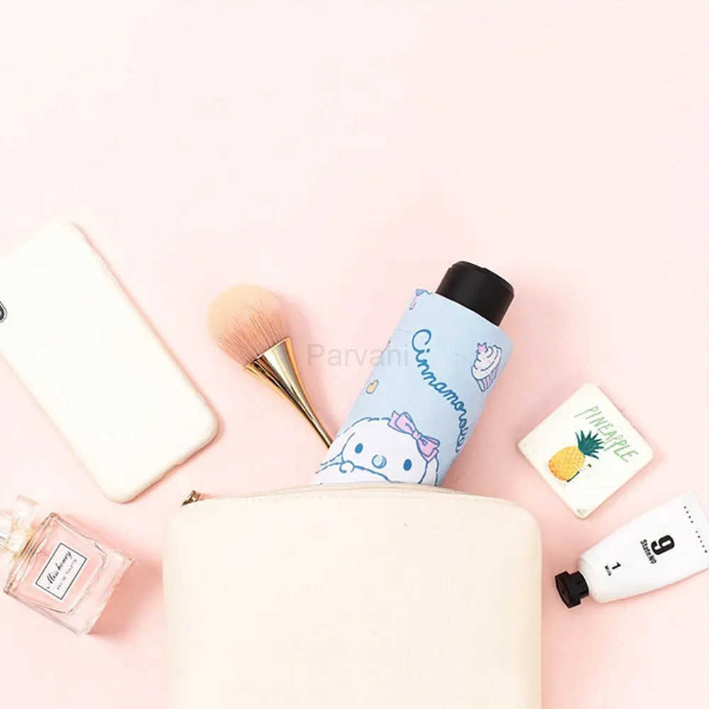 Sanrio Sanrio Cinnamoroll Umbrella Sunscreen UV Protection Parasol Womens Fully Automatic Sunny Rainy Foldable Umbrella Sunshade Gifts L251029