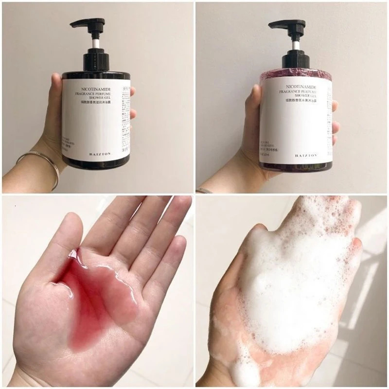 Niacinamide Perfume Shower Gel Body Wash Exfoliating Smoothing Gentle Cleansing izing Bath Lotion Women Men 251023