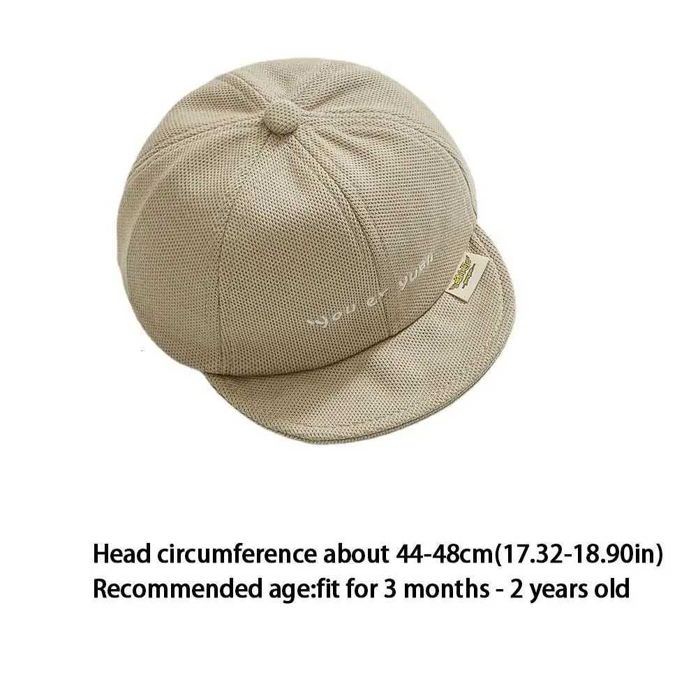 Casual Solid Color Baseball Cap Softbrim Simple Letter Duck Tongue Cap Adjustable Sun Hats for Baby251028