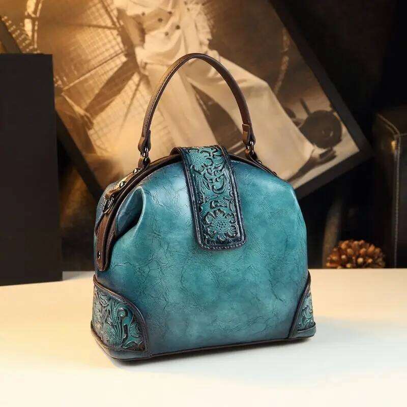 Designer Bags Designer Brand Retro Emed Dumpling Bag Leather Handcrafted Cowhide Handbag Shoulder Cross-Body Bags For Women Hot Selling