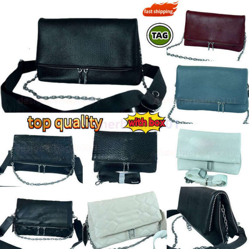 Zadigandvoltaire Bag Rock Punk Twister Designer Bag Sac De Luxe Makeup Bag Sacoche Homme Wing Denim Bag Women Bag Large Capacity Casual Crossbody Fast Shipping