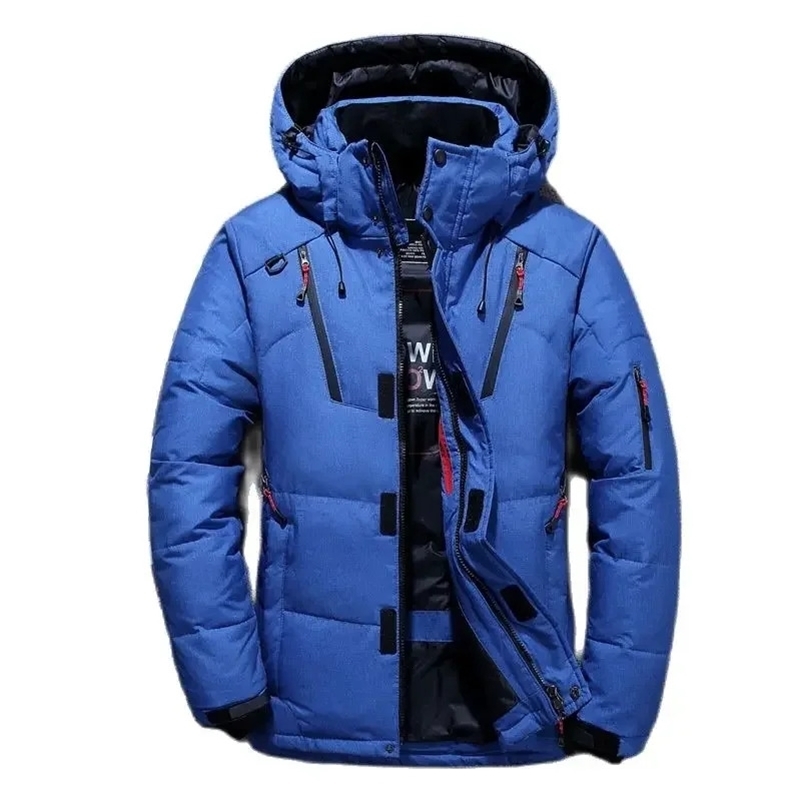 Men White Duck Down Parkas 20 Degree Winter Jacket Mens Thick Warm Snow Parkas Overcoat Windbreaker Hooded Parkas Coat Hombre 251028