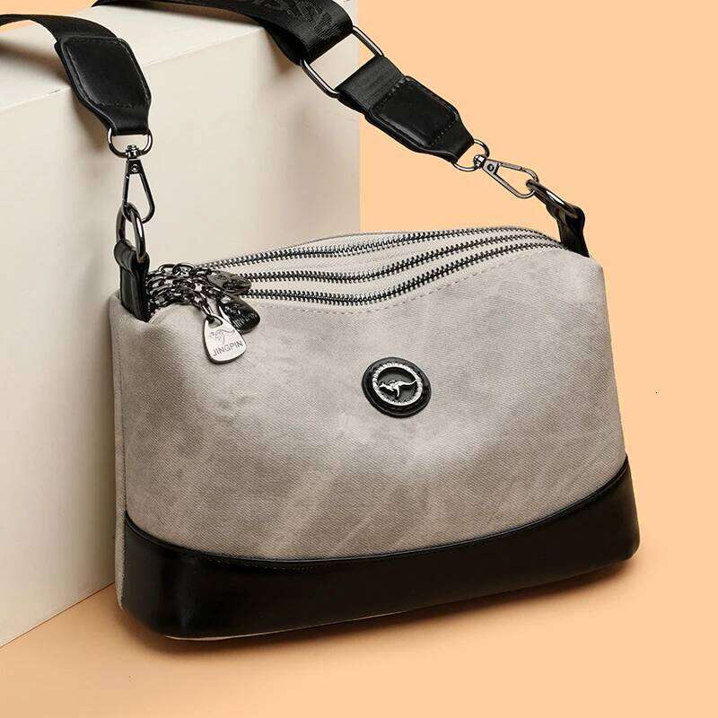High Quality Leather Ladies Handbag Female Messenger Tote Bags Women Multilayer Large Capacity Shoulder Crossbody Sac