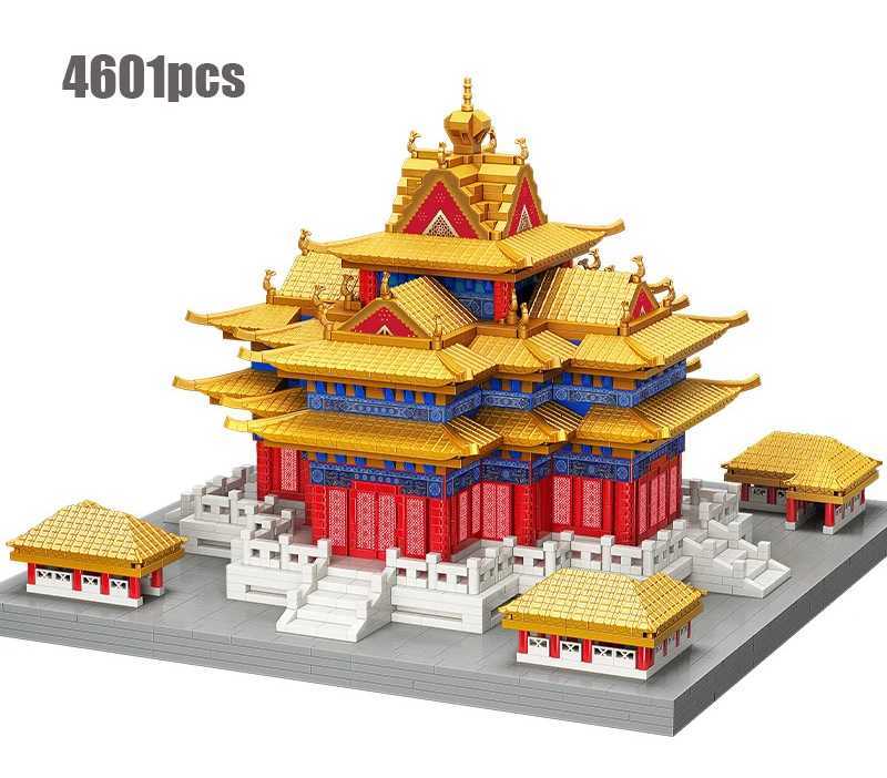 World Famous Architecture Diamond Building Blocks Toy Taj Mahal Vassili Church London Bridge Micro Size Bricks Construction Toys X251029