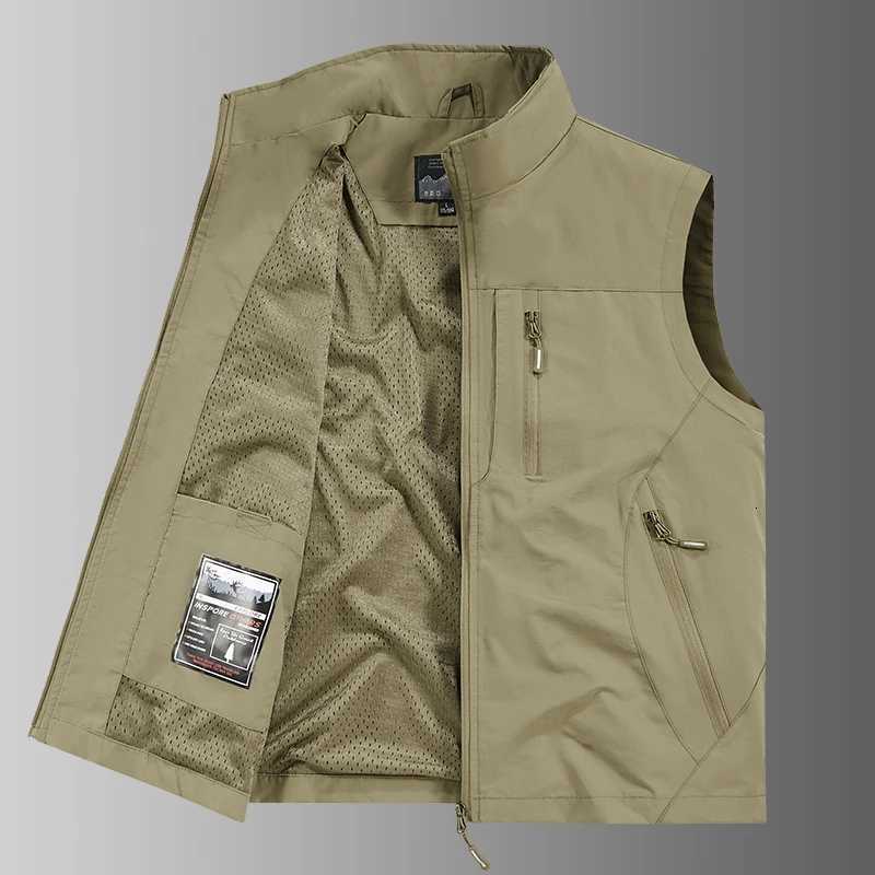 Autumn Winter New Comfortable Plush Breathable Trendy Mens Vest High Quality Outdoor Sports Leisure Windproof Warm Leather Vest W251029