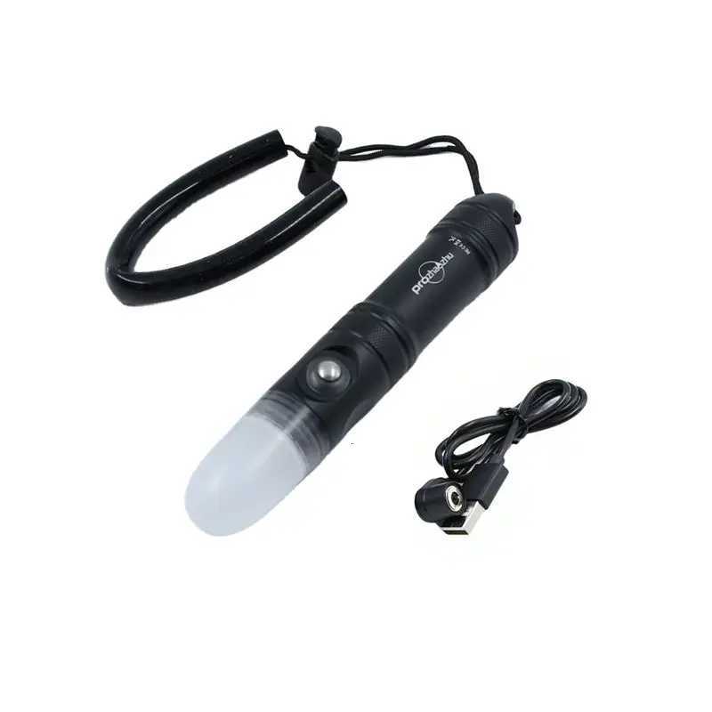 4000 Lumen Beacon Signal LED Diving Light IP68 00M 2700 Rechargeable High Power Diving Strobe W251029