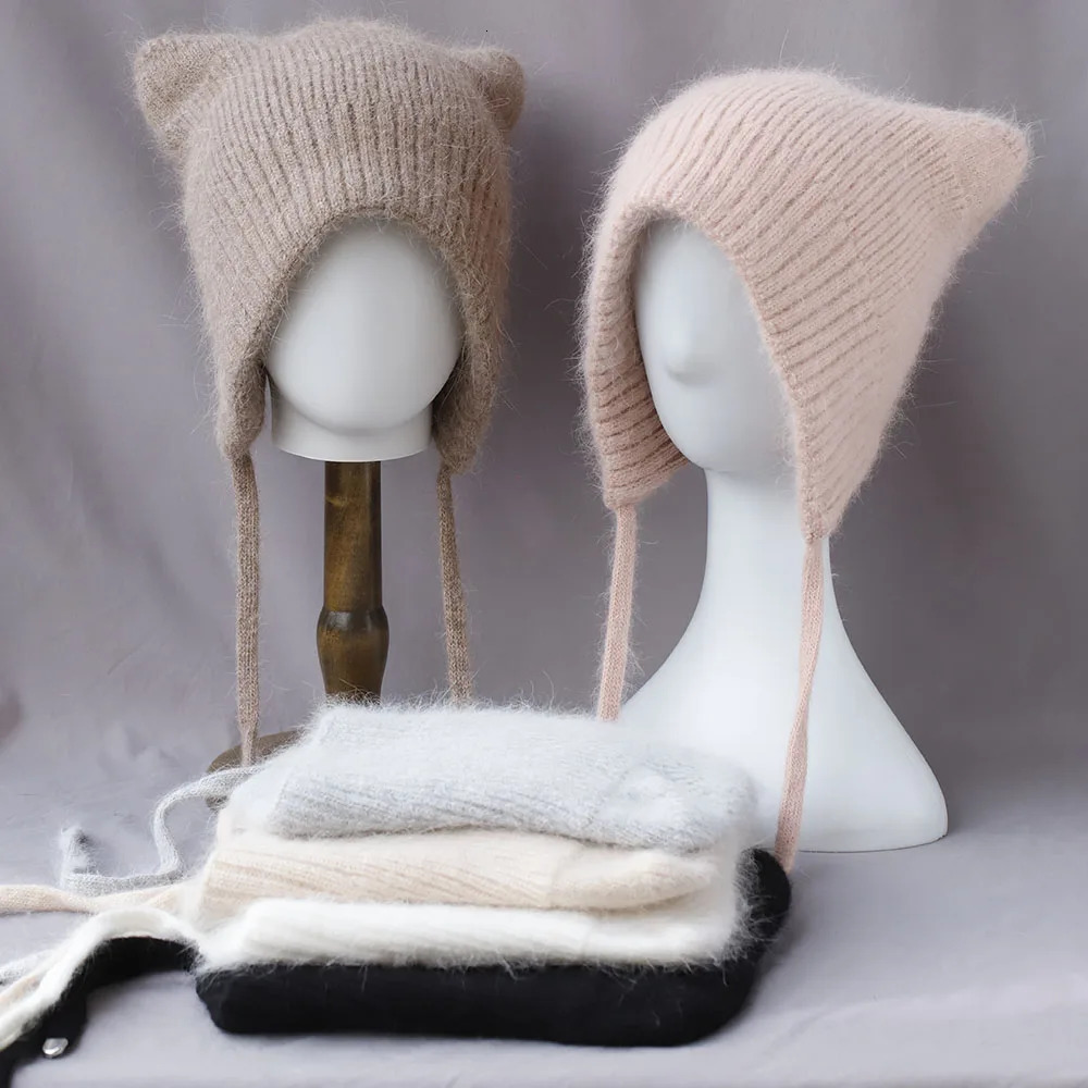 Cashmere hatoutdoor deep hat with ears soviet hat wtaps hat for womens winter hat Rattan hat Fur hat Cute hat fleece knit hat 251029
