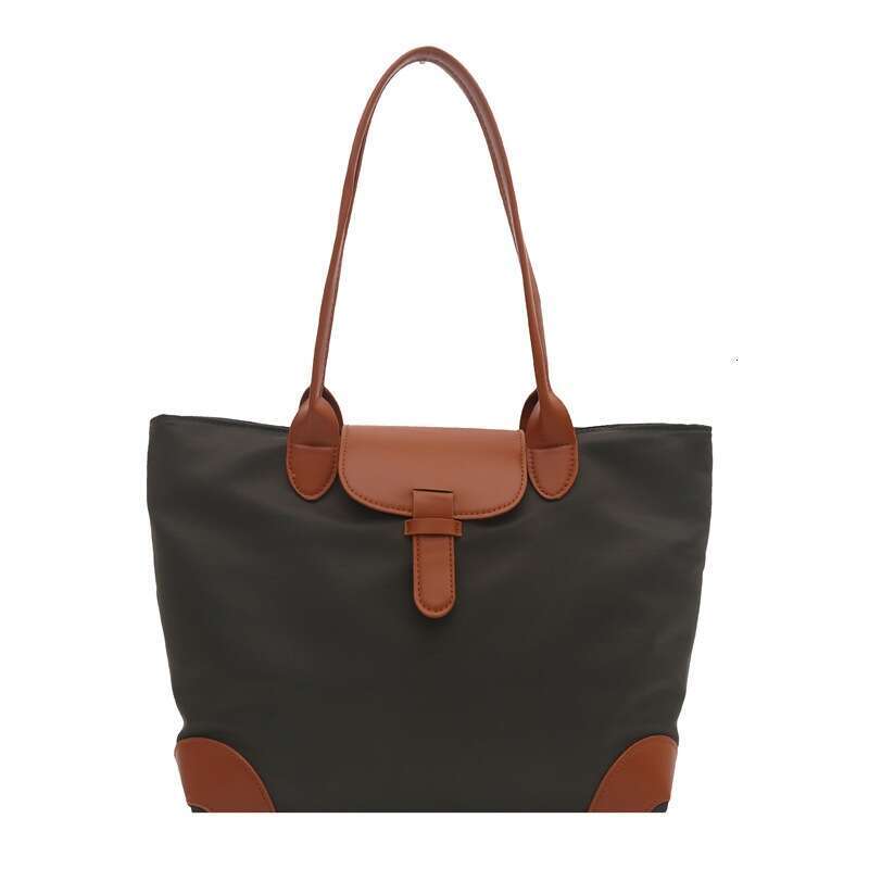 Designer bag Large Capacity Fashionable New Casual Textured Underarm Single Shoulder Tote Bag Simple Oxford Cloth Women 2025 Solid Color