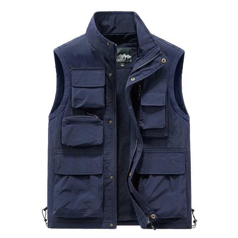 Cargo Waistcoat Men Outdoor Multipocket Fashion Waistcoat Breathable Coat Every Fashion Handsome Mens Wear High Quality Coat W251029