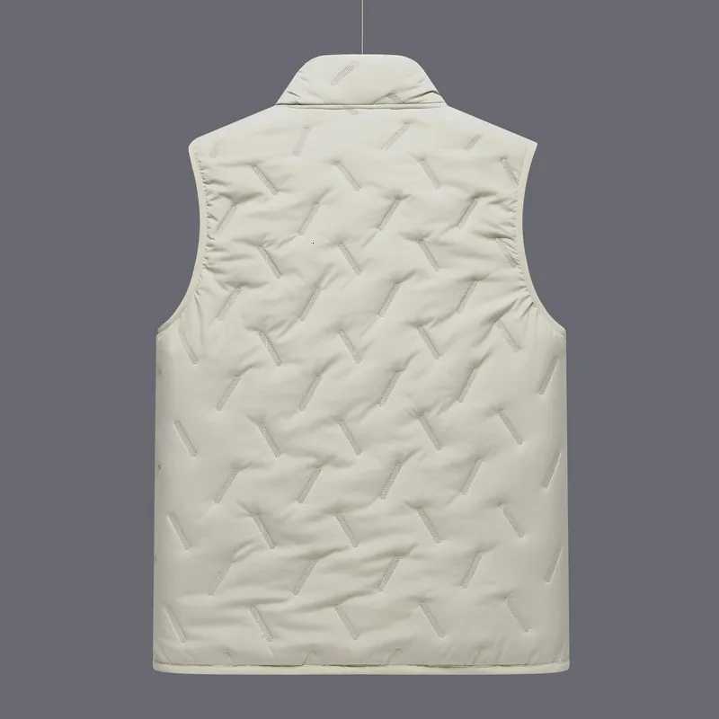 YJKVUR Autumn Winter 2025 New Windproof Outdoor Vest Men Sleeveless Casual Coats Camping Hiking Warm Fleece Thick Waistcoat W251029