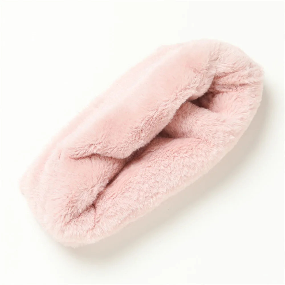 S Rabbit Fur Scarf multicoloured Warm Plush Snood Neck Scarves Unisex Men Neck Scarfs Ring Women Children Neckerchief 251021