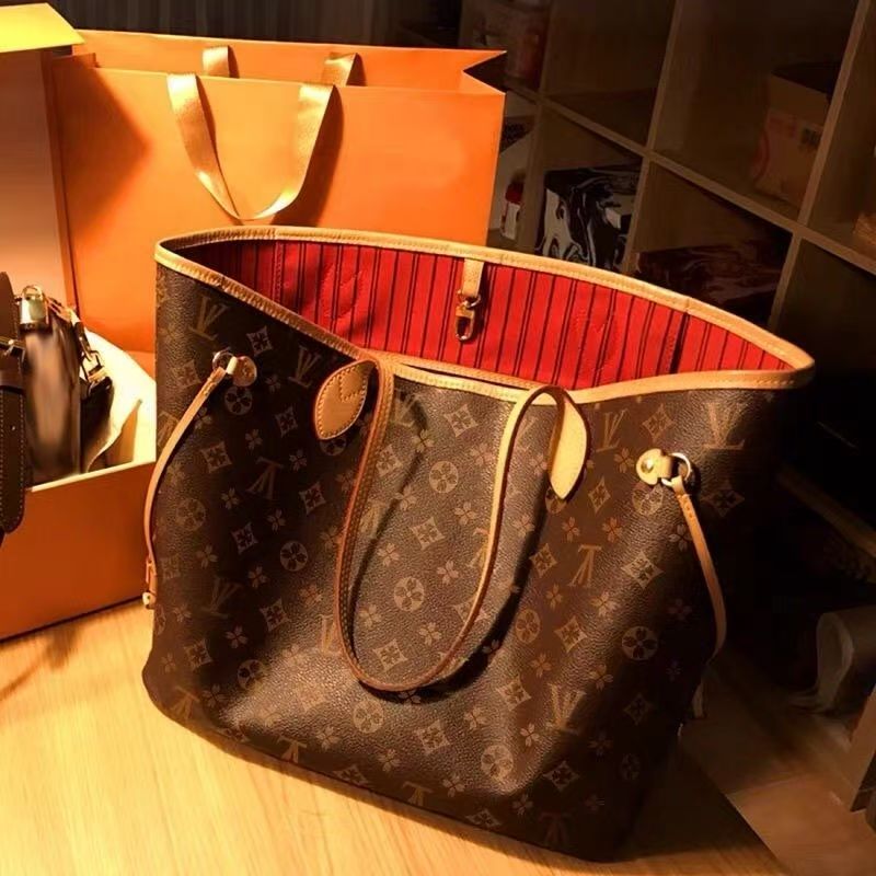 Tote bag Designer bags Brown Leather Fashion Shoulder bag Women Classic Versatile Cross body Large Classics Shopping Retro Outdoor Vacation Travel bag