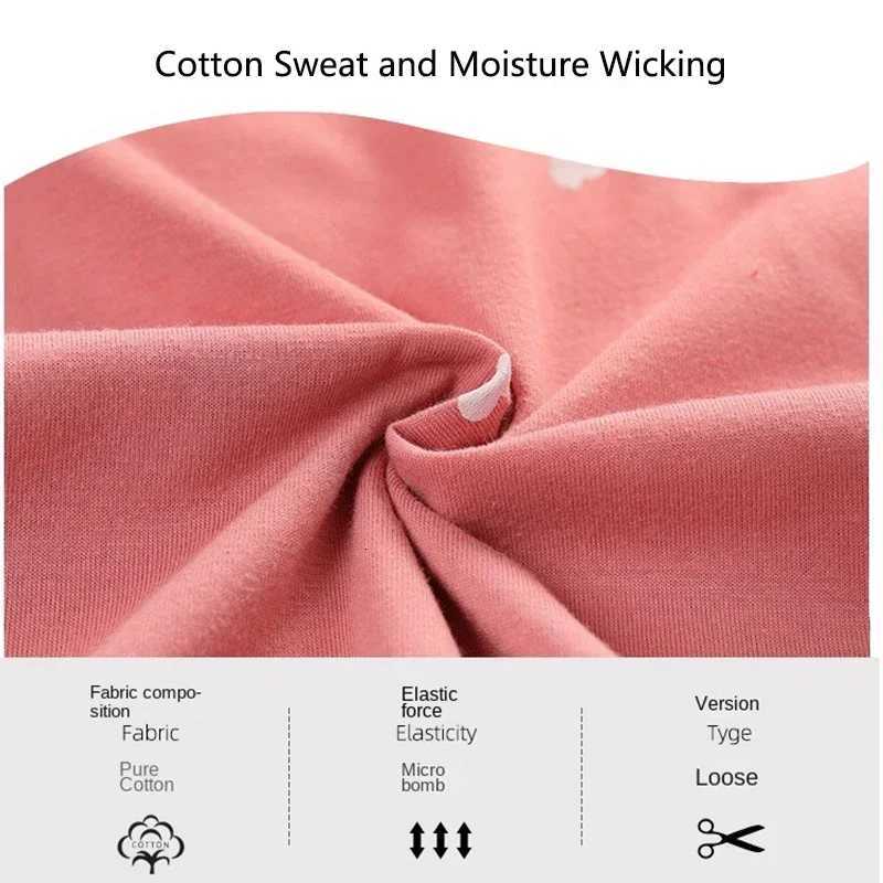 High Quality Large Size Women Cotton Pajamas Button down Tops and Trousers Set Sleepwear Homewear Printing Nightwear LoungewearT251029