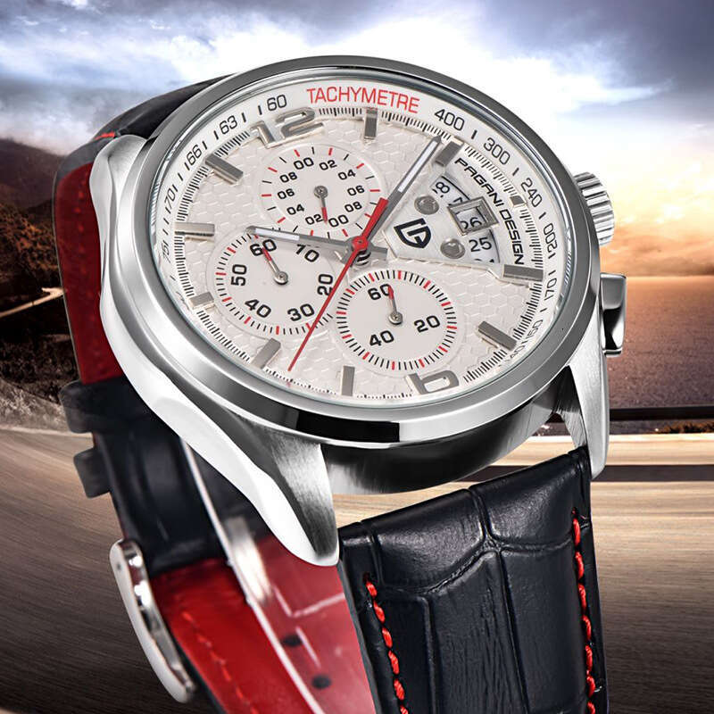 PAGANI DESIGN Men's Quartz Watch Fashionable and Functional with Luminous Calendar Complete PD-3306