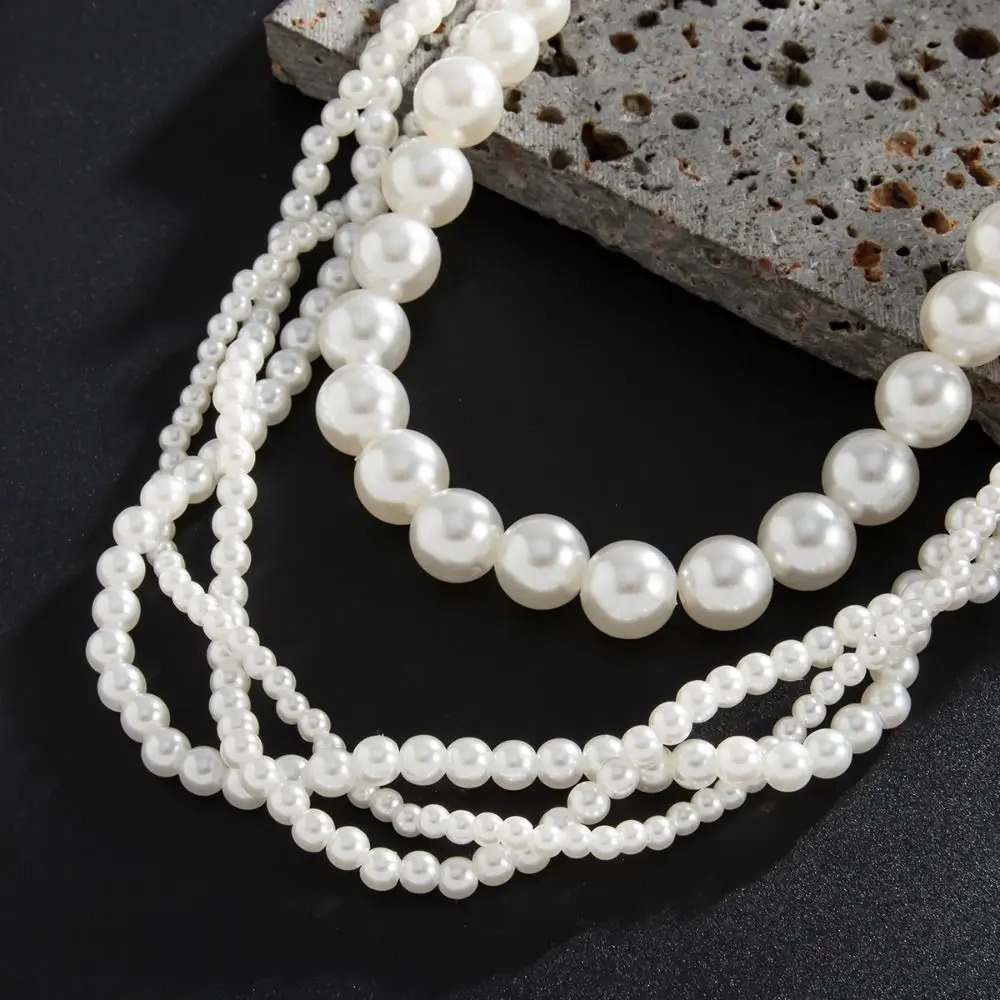 Retro Tassel Pearl Waist Chain Gothic Zinc Alloy Tassel Jeans Chain Multilayer Beads Pants Chain Steet 251021