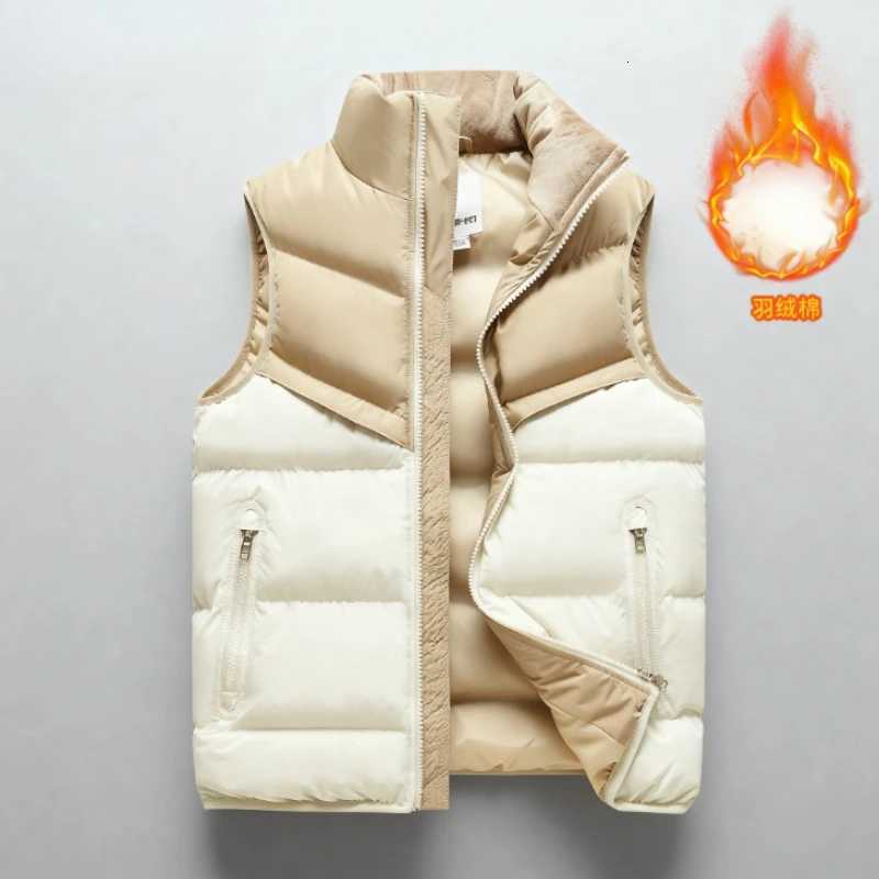 2025 Autumn and Winter New Mens Outdoor Standing Collar Cotton Vest Comfortable Fashionable Highquality Vest Jacket for Men W251029