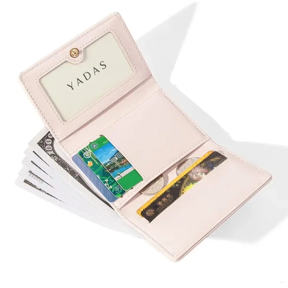 Kitten Print Wallet 5 Color Money Bags Short Cute Small Purse Womens Student Card Holder ID Bag Card Holder Coin Purse 251029