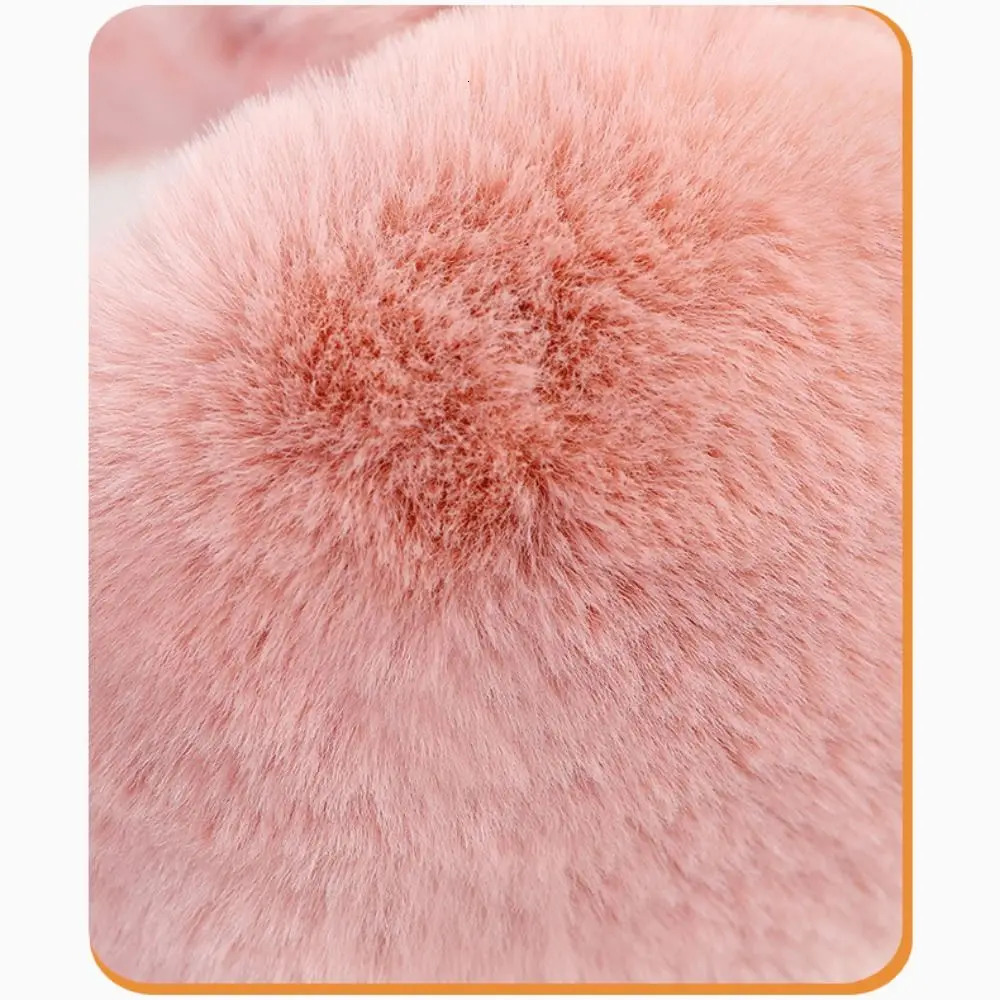 1PC Soft Plush Ear Warmer Winter Warm Earmuffs Solid Color Ear Cover Outdoor Cold Protection EarMuffs Folding Earflap Fashion i251029