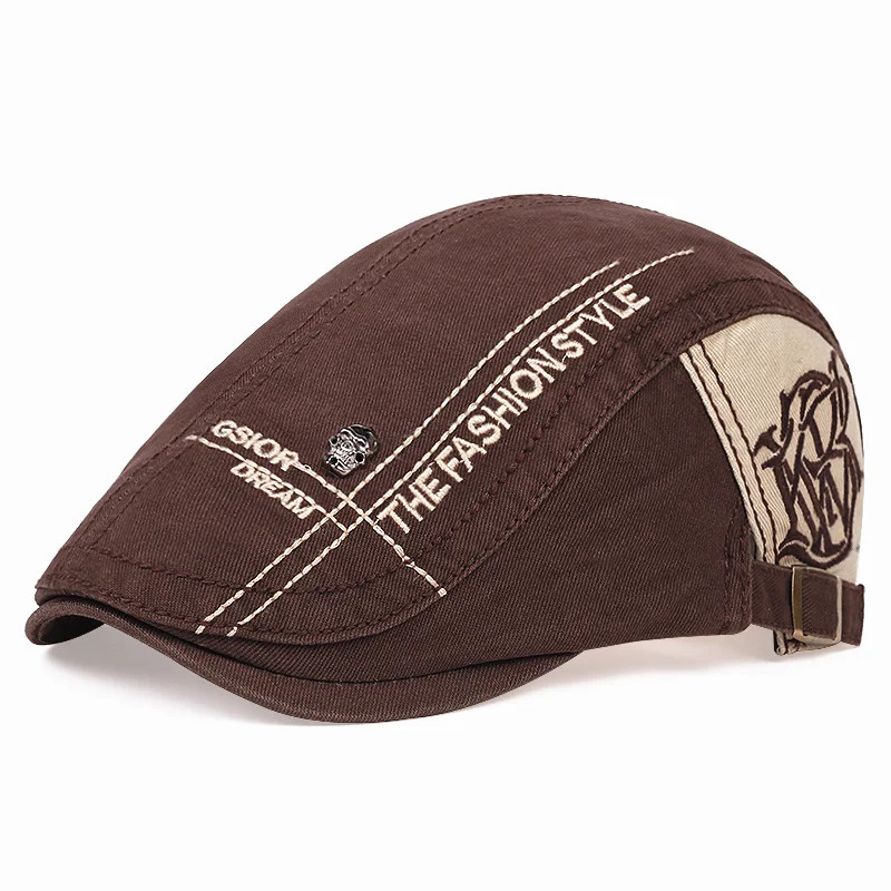 Unisex Cotton Beret Skull Cap Casual Fashionable Allpurpose Four Seasons Style Mens Womens Matching sboy Hat 251013