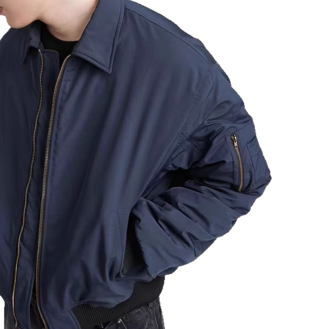 American Style Vibe Designer Jacket Lapel Flight Jacket Men's Baseball Jacket Autumn Trendy Brand Casual Versatile Workwear Short Jacket