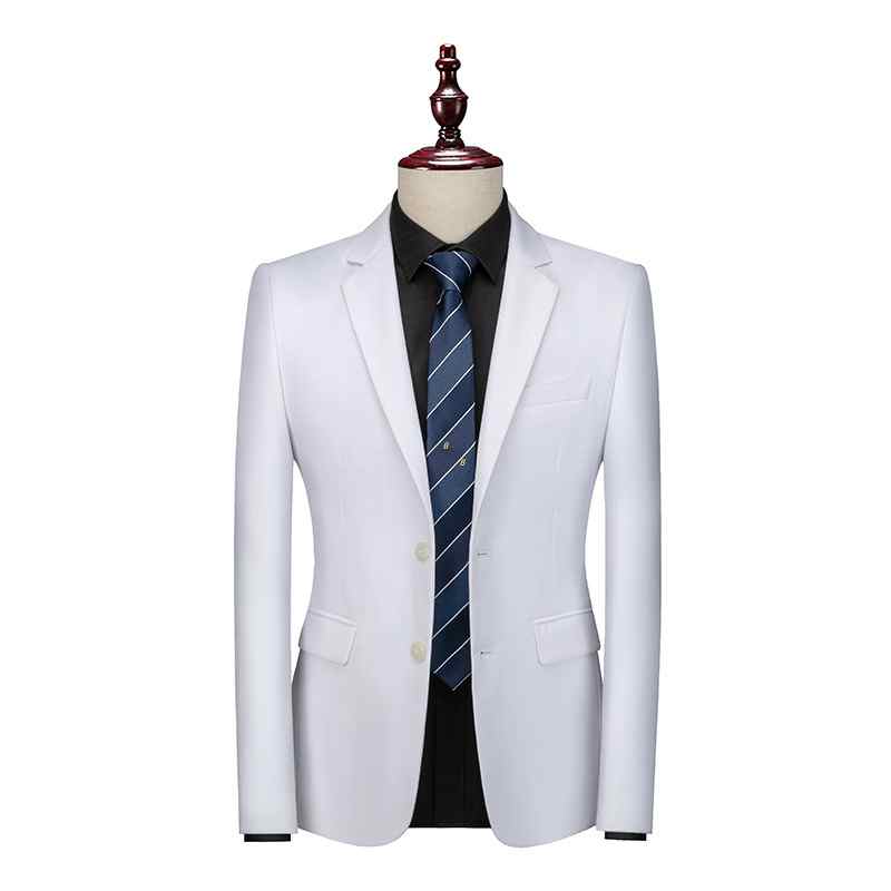 Master quality A5k1726 Slim Fit Three-Piece Suit for Groom - Large Size Men's Wedding Attire