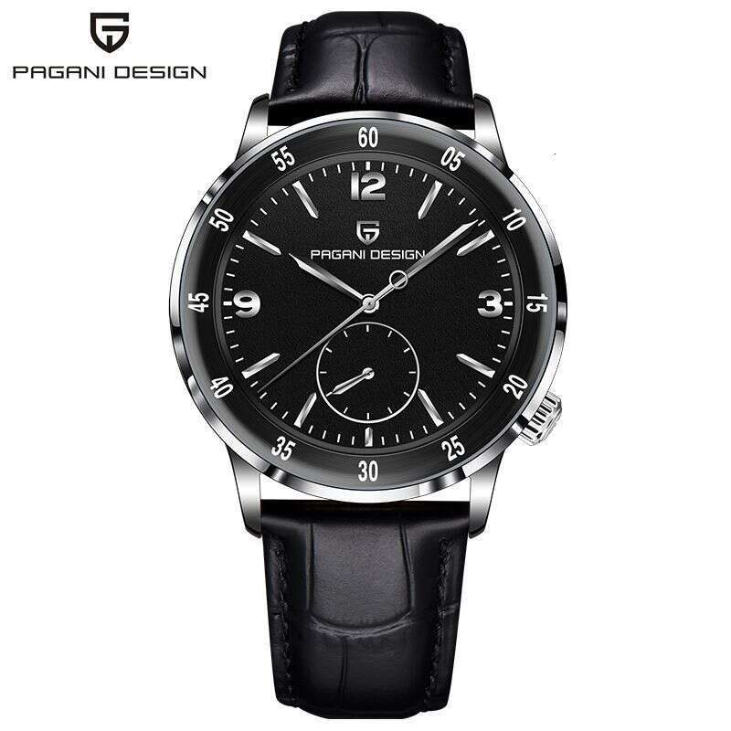 PAGANI DESIGNB New Fashion Men's Mechanical Watch with Double Push Button Butterfly Buckle Strap PD-1790