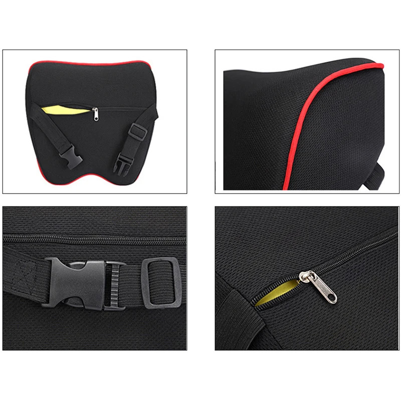 Car Neck Headrest Pillow Car Accessories Cushion Auto Seat Head Support Neck Protector Automobiles Seat Neck Rest Memory Cotton 251029