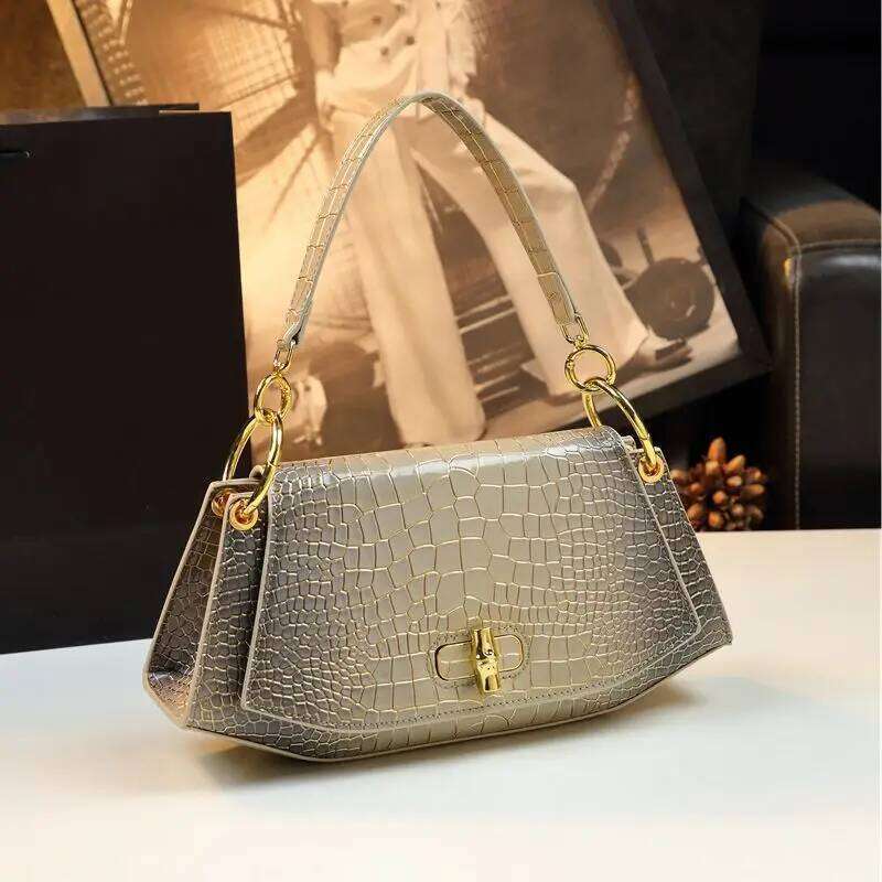 Designer Bags Designer Brand's New Stone Print Design Underarm Leather Shoulder Crossbody Bags For Women Hot Selling