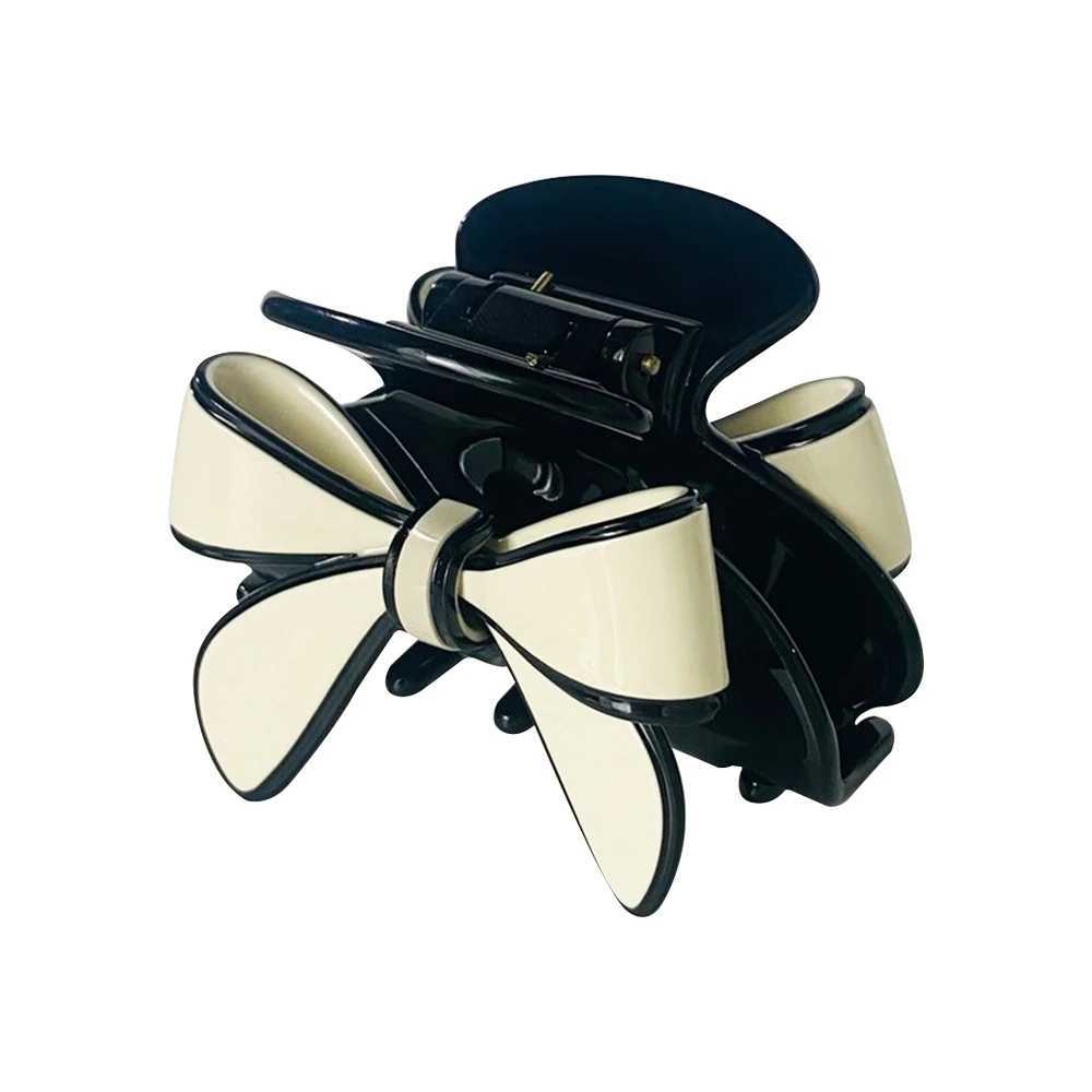 eManco Bow Grab Hair Clip Minimalist European Retro Fashion Personalized High Feeling Charming Designs Decorations Ms GirlsW251028