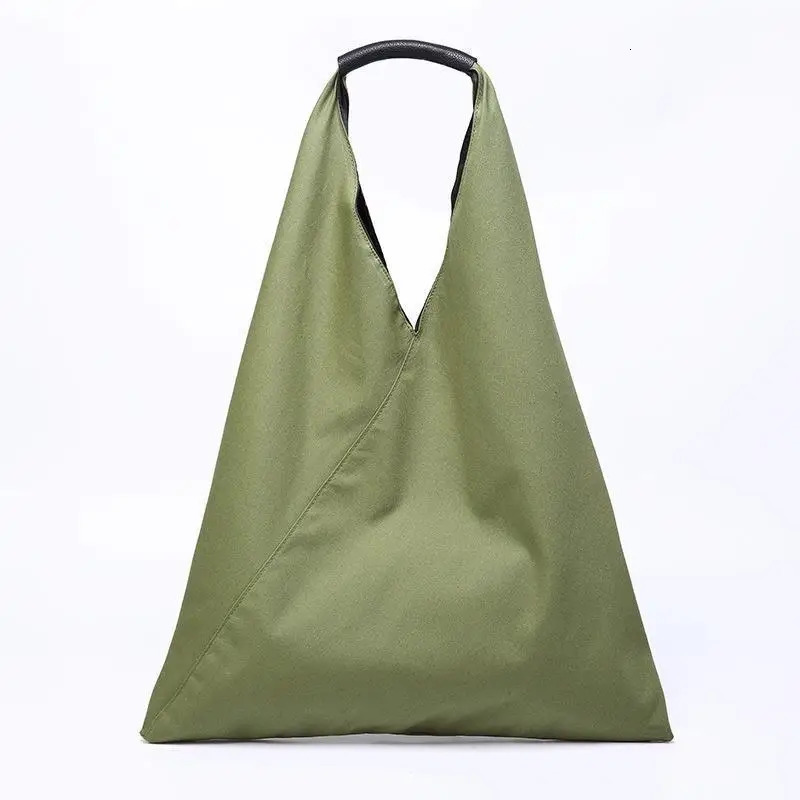 Korean Version Large Capacity Shoulder Bag Solid Color Splicing Casual Canvas Bag Lazy And Fashion Women Shoulder Bag Canvas Bag 251029