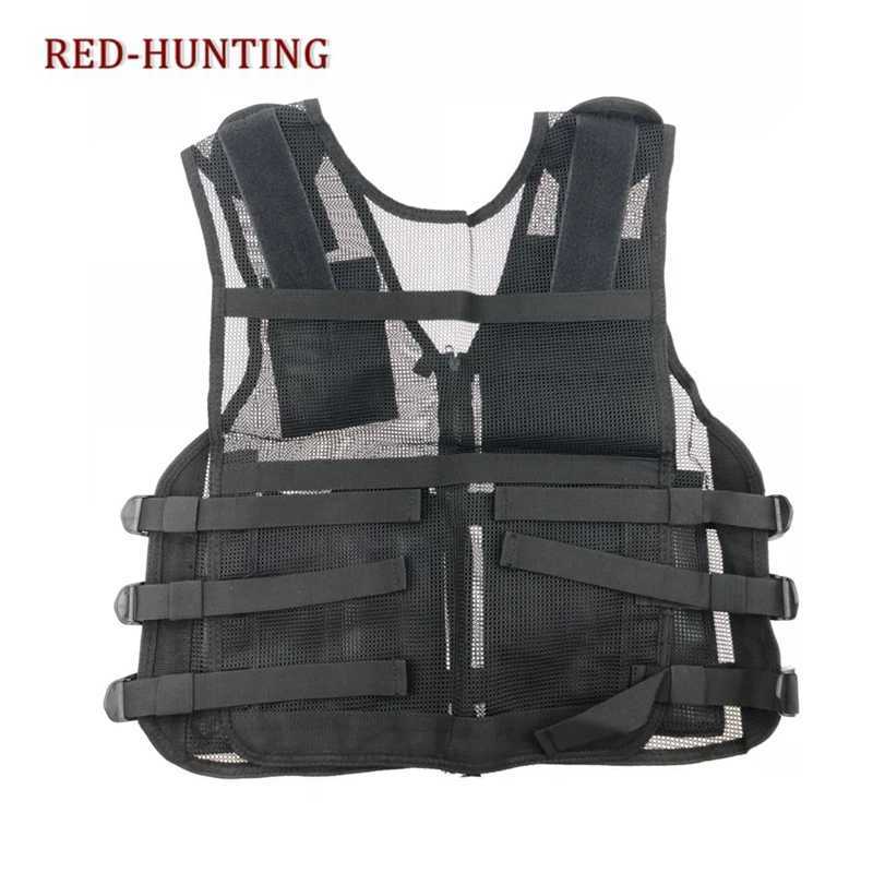 New Mesh Vests Tactical CS Combat Vest Mens Hunting Outdoor Black Training Vest W251029