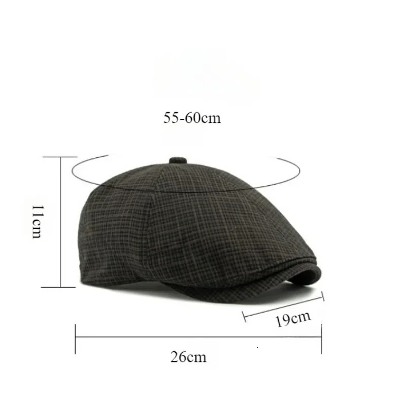 Hats for Men and Women Wearing British Retro Beret Hat Fashion Casual Berets Caps Solid Color Adjustable Cap 251013