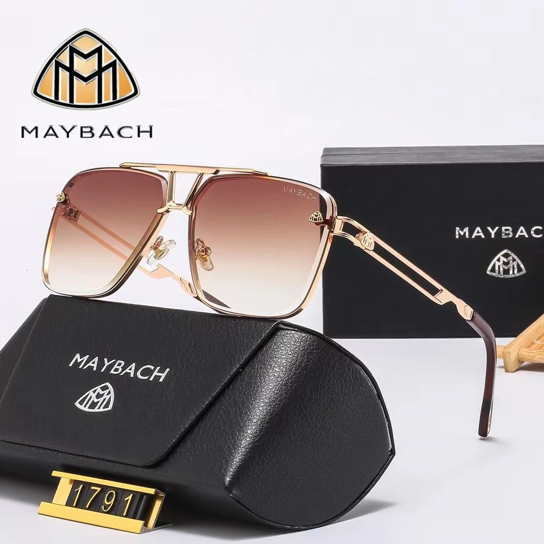 MAYBACH y Sunglasses for Men and women Classic Sun Glasses High Quality Eyewears Pilot Goggle UV 400 Protection 17911 251013