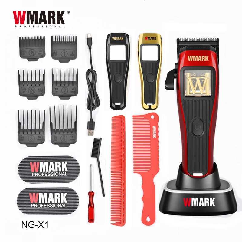 NewWMARK NGX1 SET Rechargeable Hair Clipper10000RPM Hair CuttingVECTOR MOTOR HAIR CLIPPER DLC Fade blade M251029