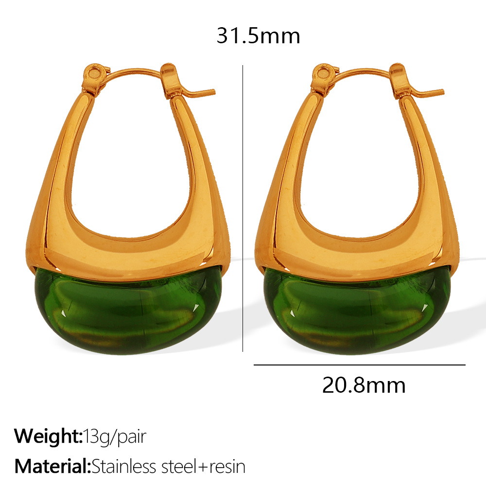 Luxury earrings 18K gold plated C-shaped minimalist earrings high-end personality light luxury s925 silver earrings for women free shipping birthday g