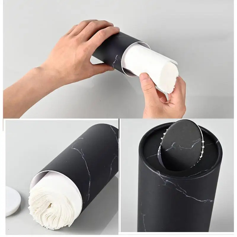 Round Tissue Boxes For Car Automotive Cup Holder Tissue Holder 6 Canisters300 Tissues Car Tissues Cylinder Tissue Holder 251029
