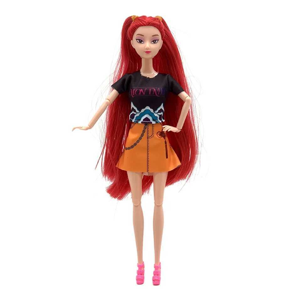 HOT Anime Kpop Demon Hunters Witch Hunter Group High Appearance Glue Doll Girls Heart Decorative Doll Holiday Gifts L251029