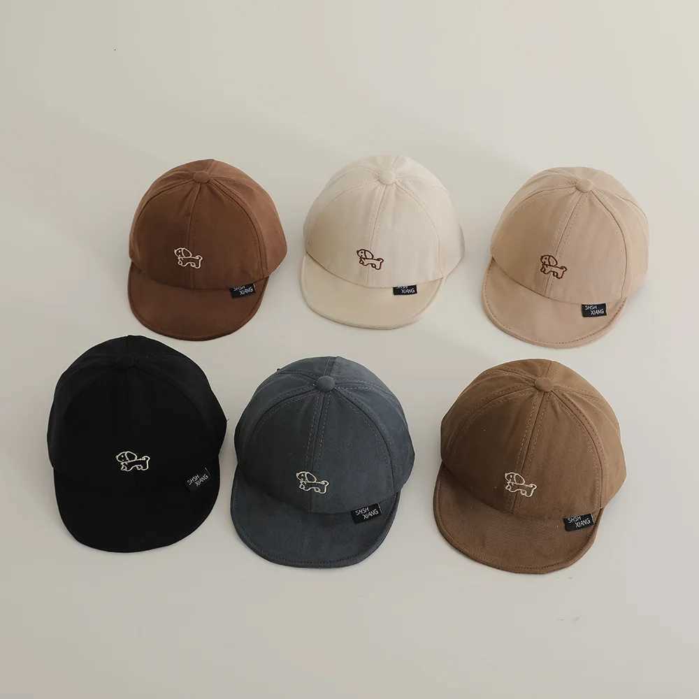 2024 New Fashion Cartoon Dog Hat Autumn Boys Girls Cute Embroidery Caps Breath Peaked Caps Boy Children Cute Dog Baseball Cap251028