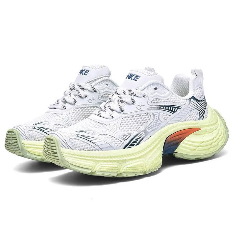 ONKE Dad Shoes for Women New Autumn Thick-Soled Height-Increasing Casual Sports Shoes Fashionable Versatile Breathable Mesh Shoes