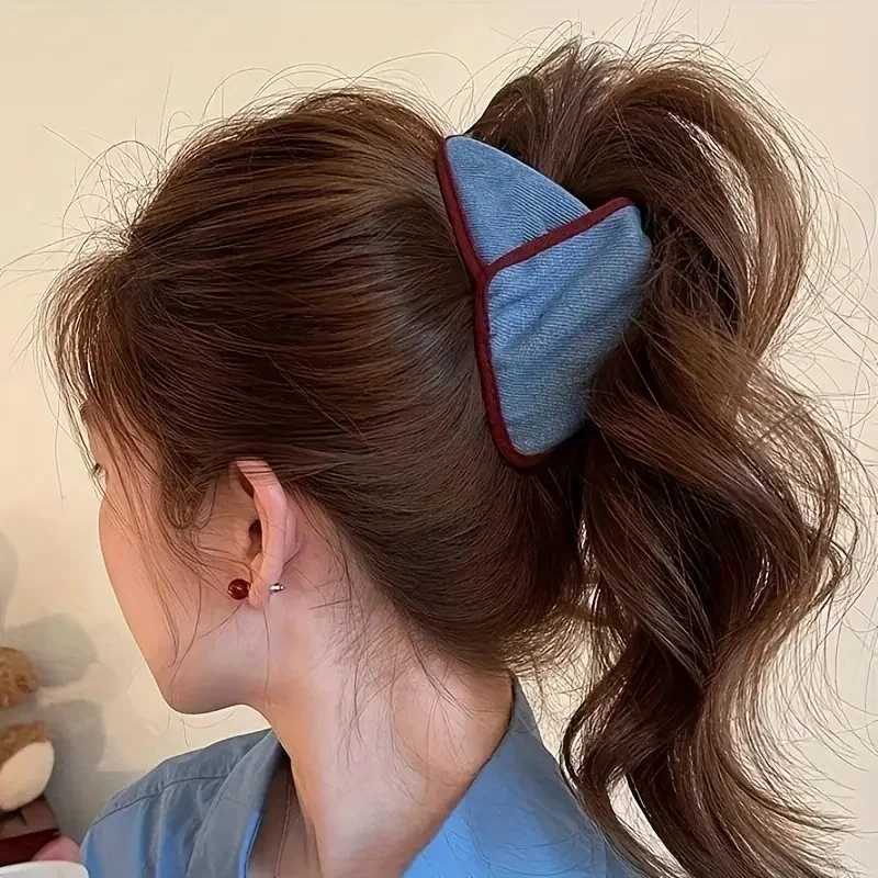 Single Vintage Hair Clip Bow Retro Elegant Hair Accessory for Ponytails Updos NoSlip Hair Claw Clip for WomenW251028