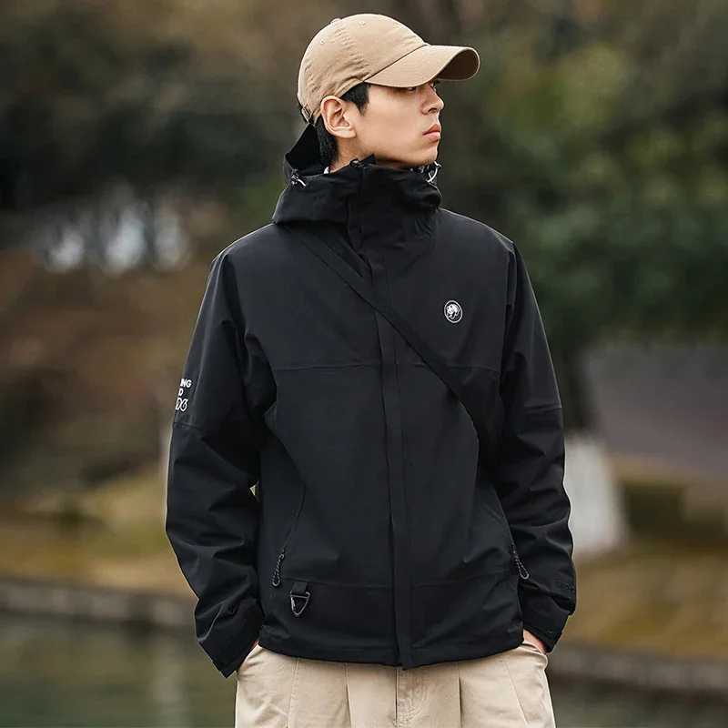 GOLDEN CAMEL Hiking Jackets Women Waterproof Hard Shell Singlelayer Jacket for Men Windproof Windbreakers Mountaineering Cloth J251029