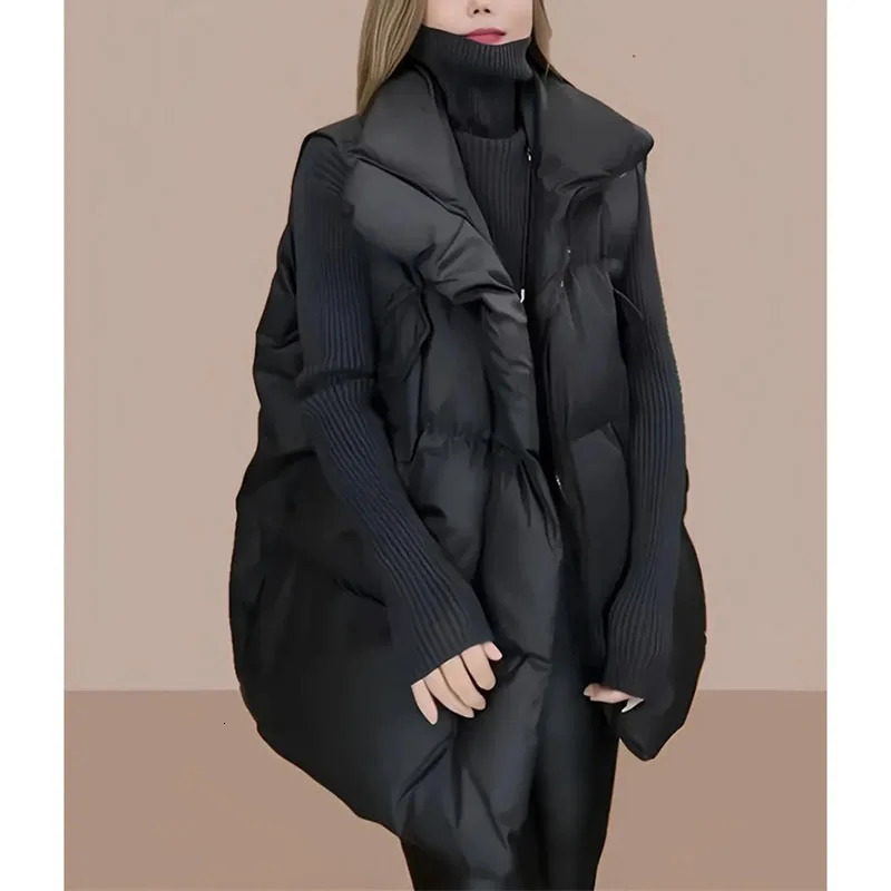Women Large Size 6XL Parkas Waistcoat Winter Ladies Casual Puffer Sleeveless Coat Korean Female Cotton Padded Vest Jacket 251027